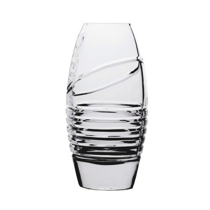 Buy & Send Royal Scot Crystal - Saturn Crystal Barrel Vase (Gift Boxed)